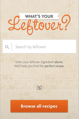 Love Your Leftovers app screenshot