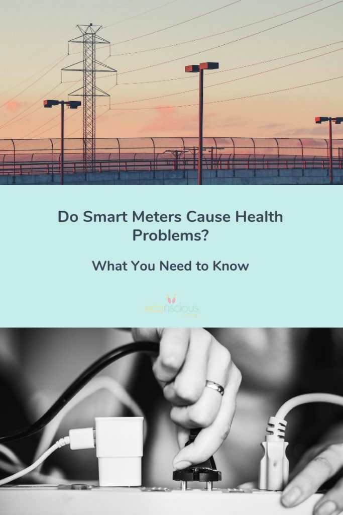 Pinterest graphic with the title Do Smart Meters Cause Health Problems